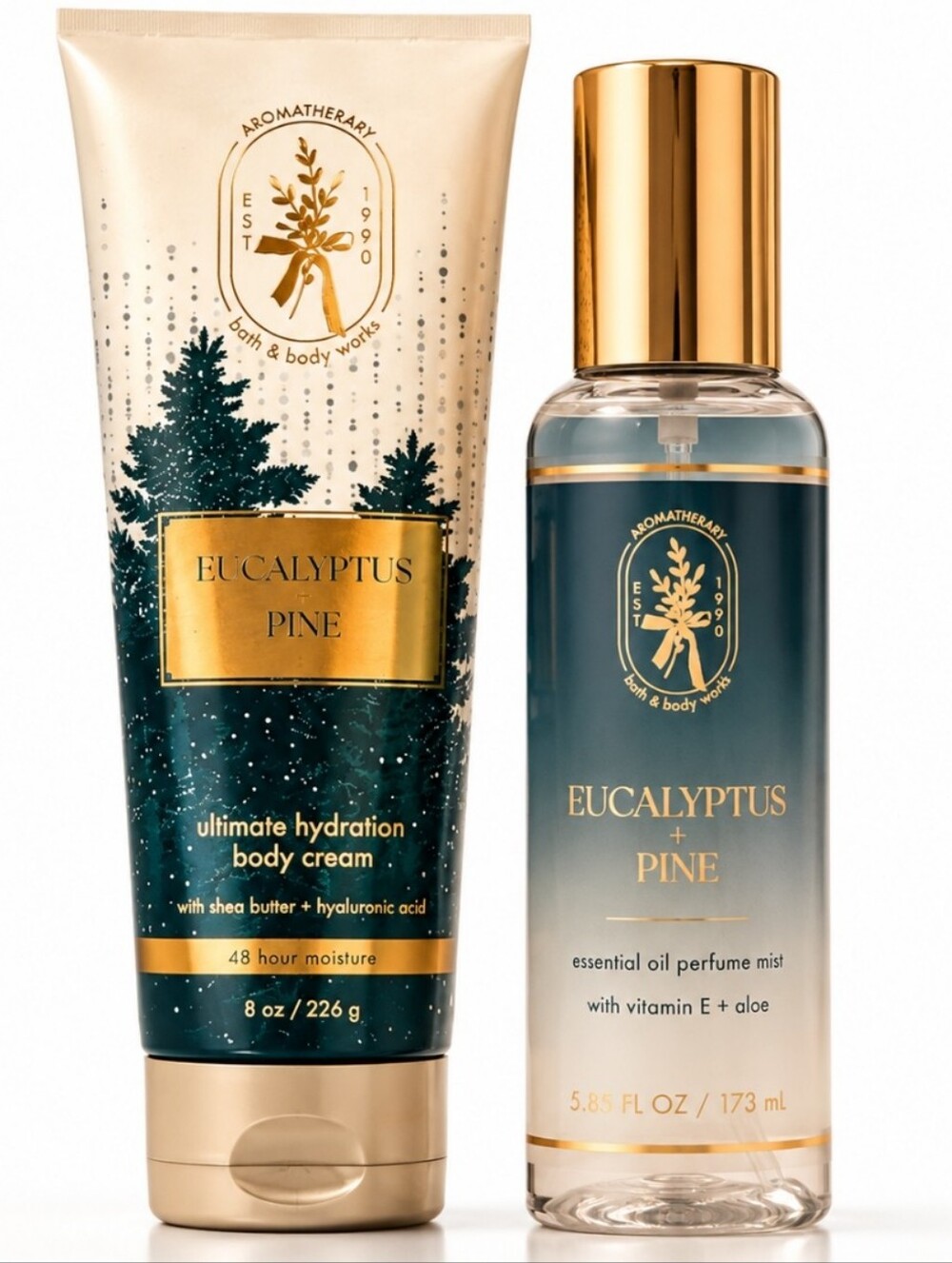 Bath & Body Works Eucalyptus + Pine Aromatherapy Set